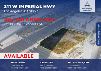 Plus de détails pour 311 W Imperial Hwy, Los Angeles, CA - Terrain à vendre