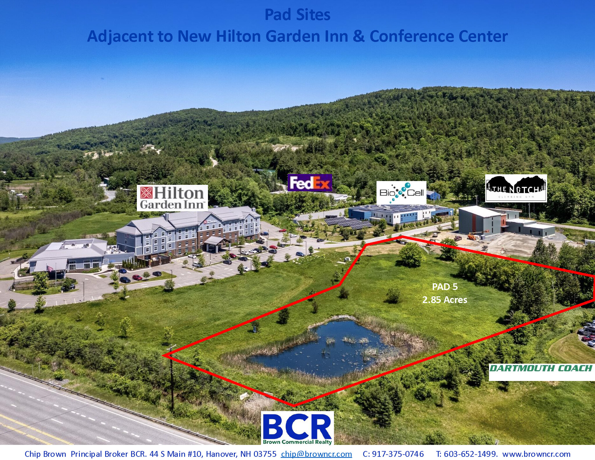 Route 120 & Labombard Rd, Lebanon, NH à vendre Aérien– Image 1 sur 2