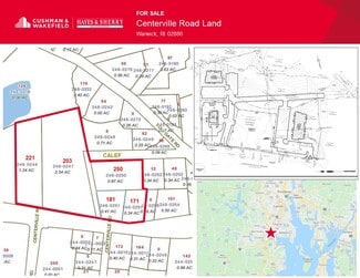 Plus de détails pour 203 Centerville Rd, Warwick, RI - Terrain à louer
