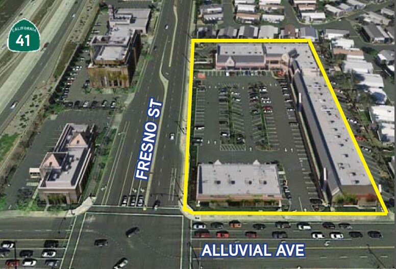 7420-7494 N Fresno St, Fresno, CA à louer - Aérien – Image 2 sur 5