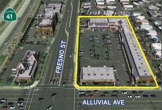 7420-7494 N Fresno St, Fresno, CA - Vue aérienne vue de carte