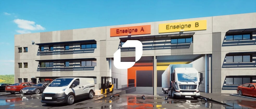 Local d’activités dans Moissy-Cramayel à louer - Photo de l’immeuble – Image 1 sur 3