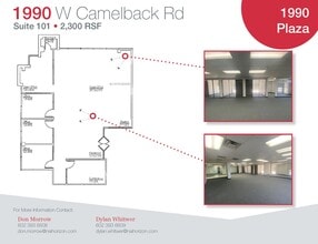 1990 W Camelback Rd, Phoenix, AZ à louer Plan d’étage– Image 1 sur 1