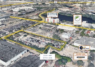 2201 NW 37th Ave, Miami, FL - Vue aérienne  vue de carte - Image1