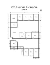 1549 S 38th St, Milwaukee, WI à louer Plan d’étage– Image 1 sur 1
