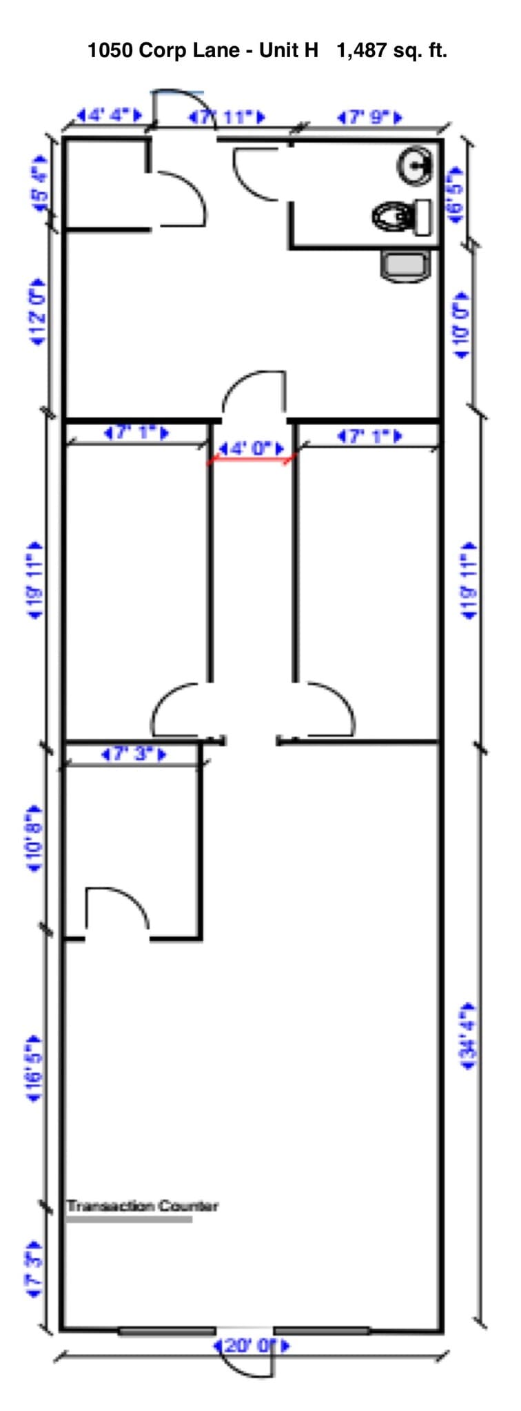 1036-1062 Corporate Ln, Export, PA à louer Plan de site– Image 1 sur 12