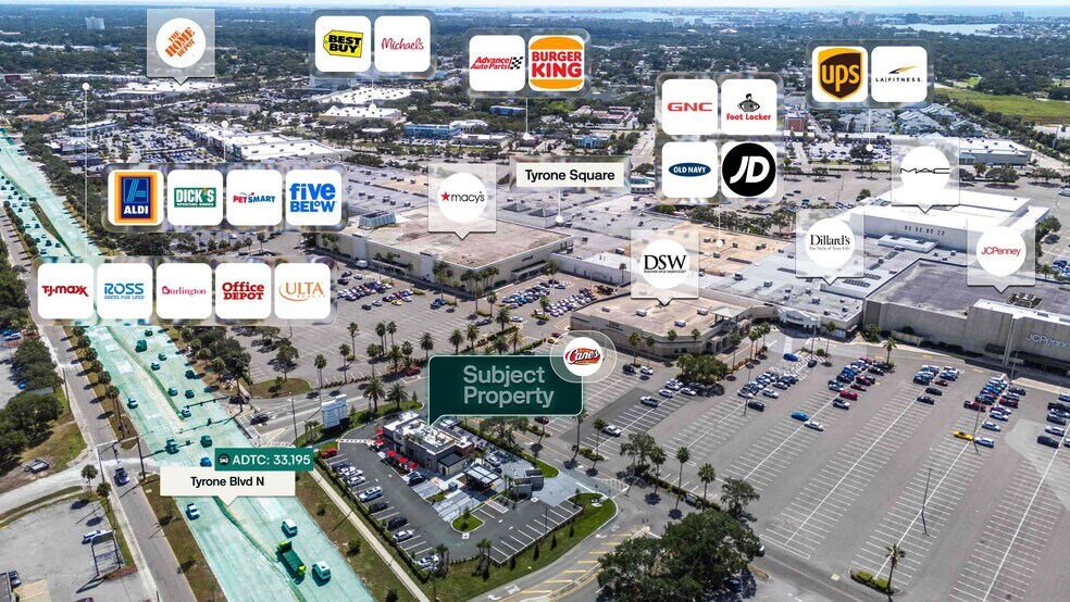 2700 Tyrone Blvd, Saint Petersburg, FL à vendre - Aérien – Image 2 sur 2