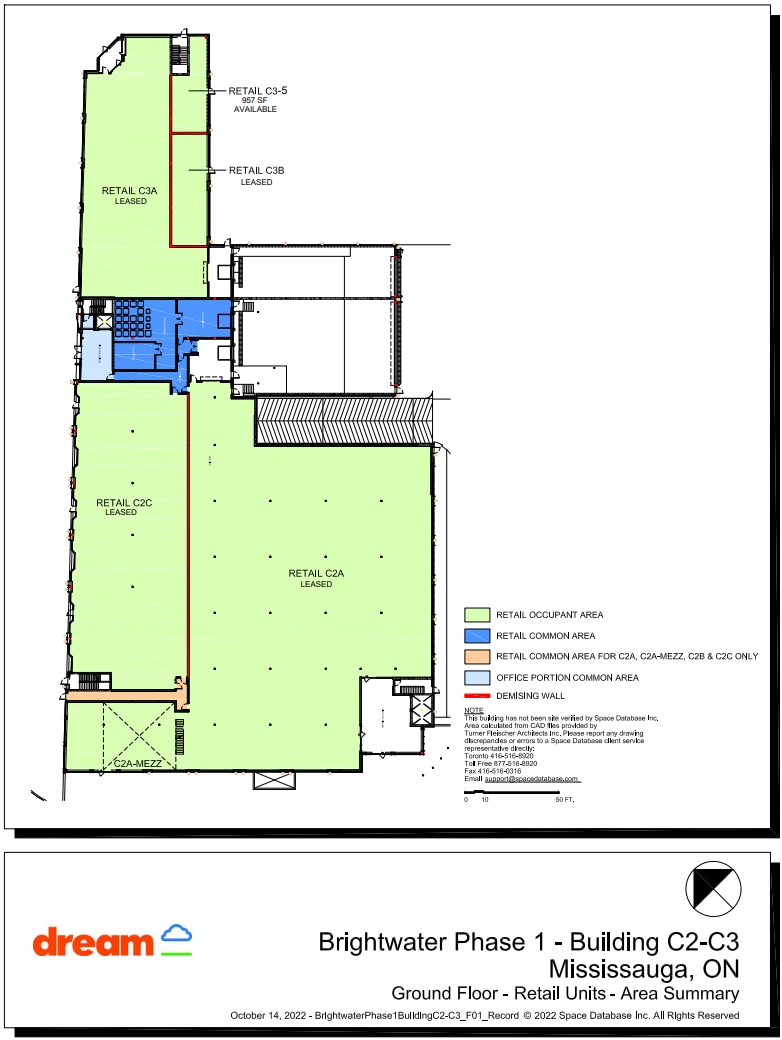 70 S Mississauga Rd, Mississauga, ON à louer Plan d’étage– Image 1 sur 1
