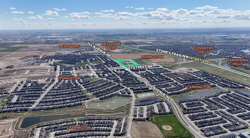 14390 1st St, Calgary, AB à louer - Aérien – Image 2 sur 2