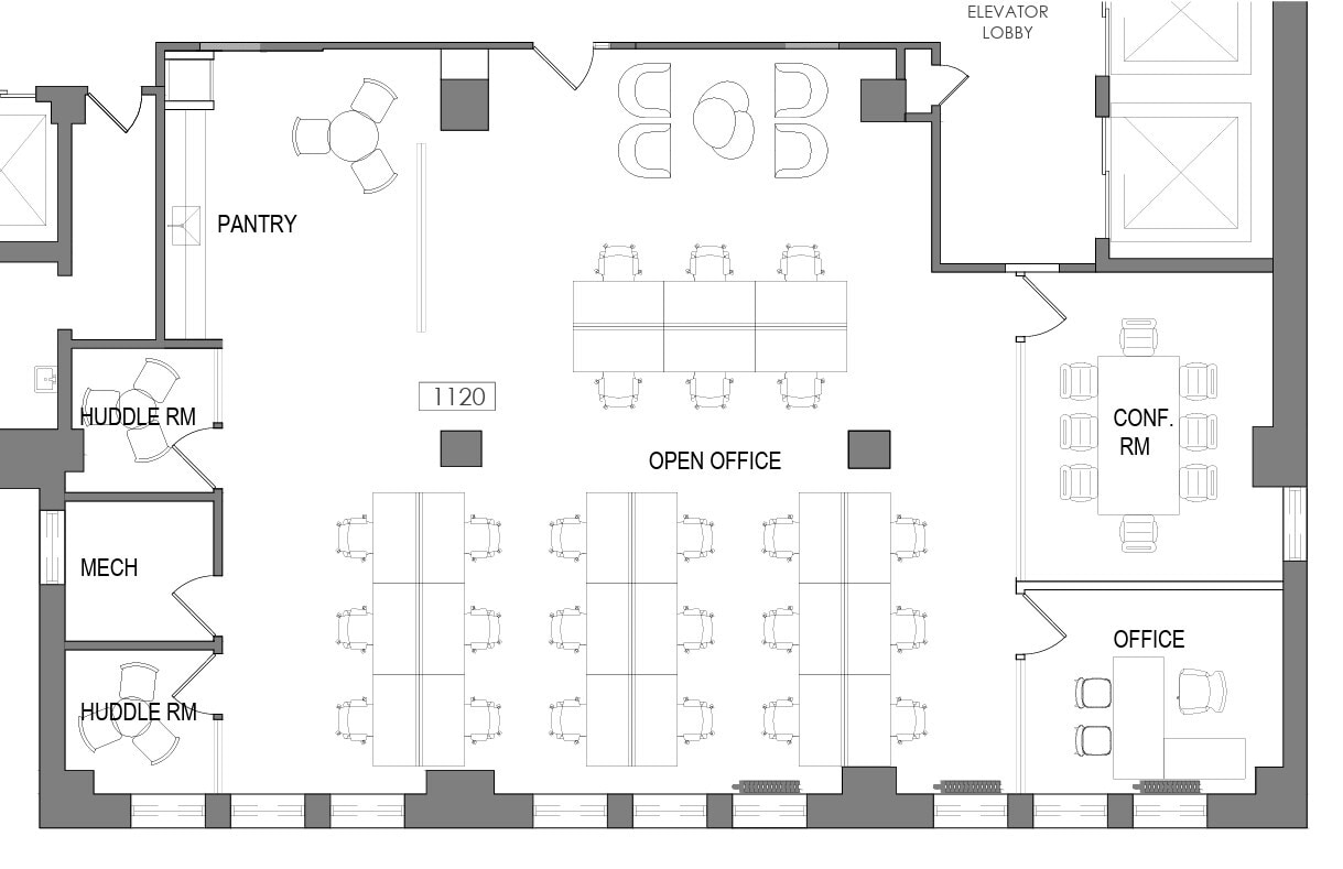 381 Park Ave S, New York, NY à louer Plan d’étage– Image 1 sur 9