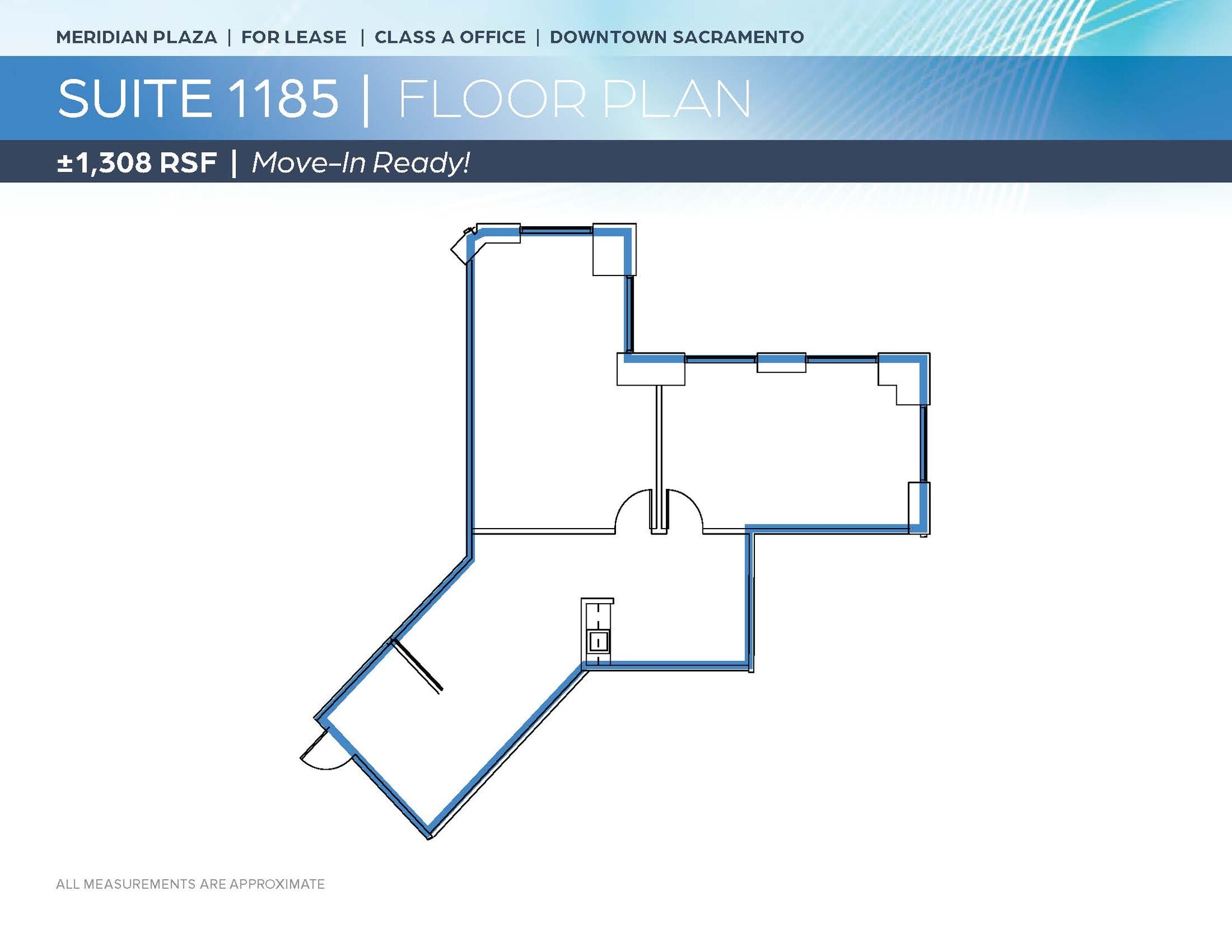 1415 L St, Sacramento, CA à louer Plan d’étage– Image 1 sur 1