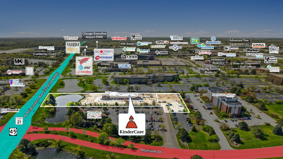 250 Marriott Dr, Lincolnshire, IL à vendre - Photo de l’immeuble – Image 3 sur 5