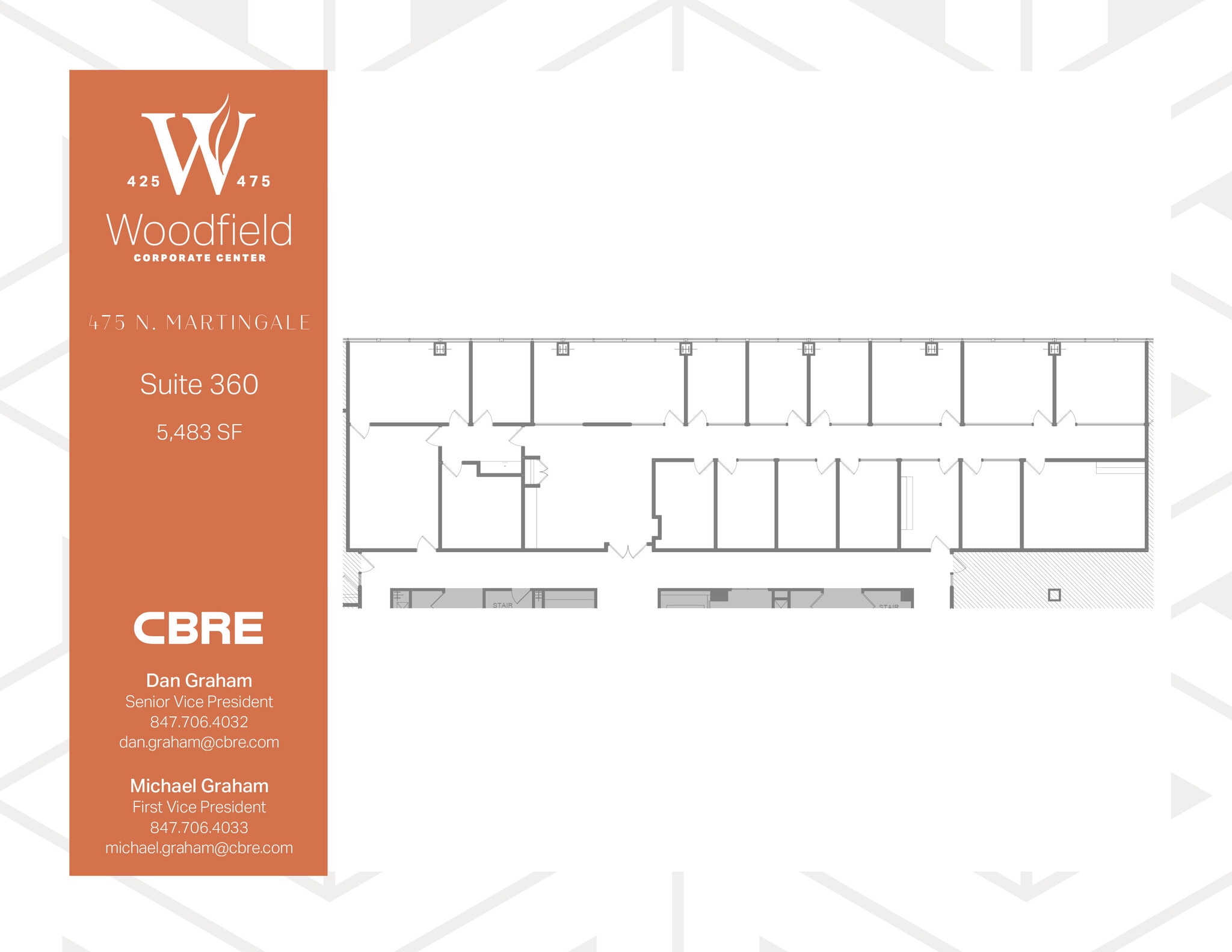 425 N Martingale Rd, Schaumburg, IL à louer Plan d’étage– Image 1 sur 1