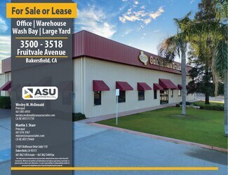 Plus de détails pour 3500 - 3518 - 3518 Fruitvale Avenue Ave, Bakersfield, CA - Industriel/Logistique à vendre