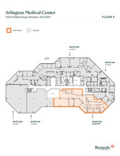 1005 N Glebe Rd, Arlington, VA à louer Plan d’étage– Image 1 sur 1