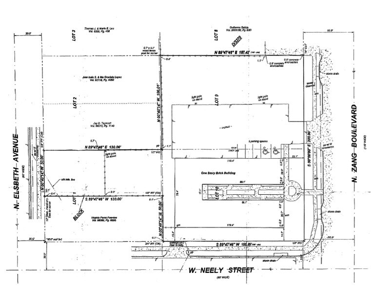 1.402 Acres N Zang Blvd, Dallas, TX à vendre - Plan cadastral – Image 3 sur 12