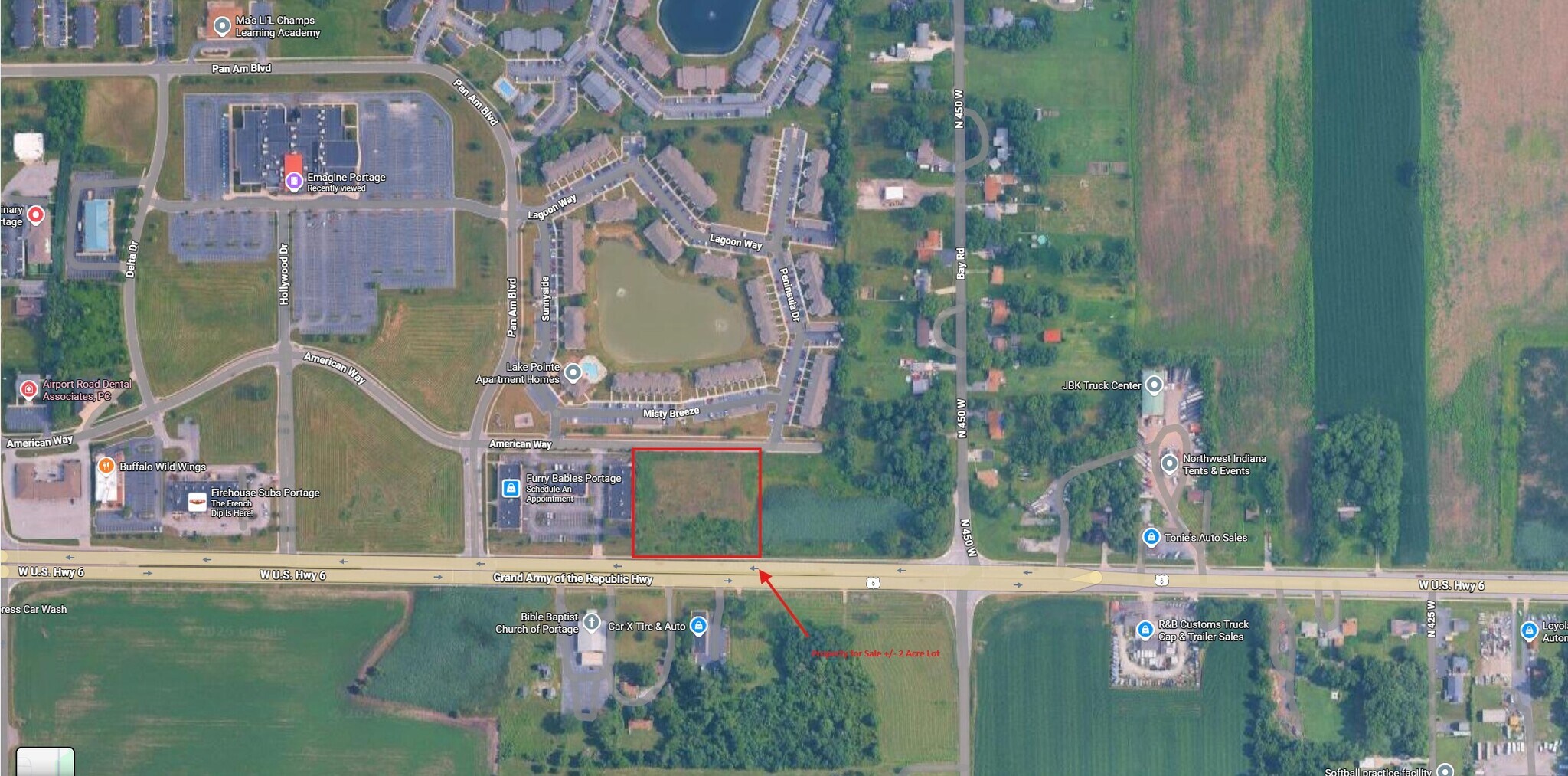 LOTS 3 AND 4 US 6 hwy, Portage, IN à vendre Photo principale– Image 1 sur 2