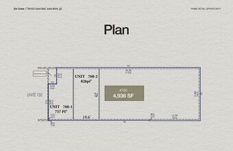 750-770 St Saint-Paul, Saint-remi, QC à louer Plan d’étage– Image 2 sur 2
