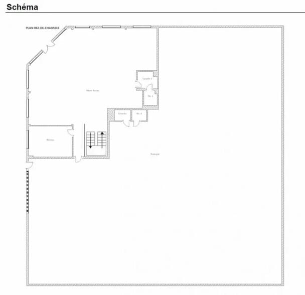 Local d’activités dans Vaulx-en-Velin à louer - Plan d’étage – Image 2 sur 3