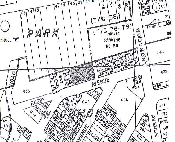 4833 Rugby Ave, Bethesda, MD à louer - Plan cadastral – Image 2 sur 7