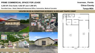 Plus de détails pour 2602 Highway 44 W, Inverness, FL - Coworking à louer