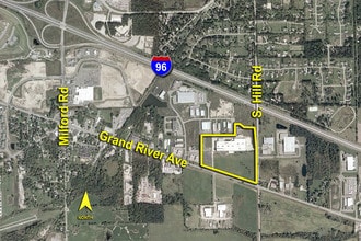 30165 S Hill Rd, New Hudson, MI - VUE AÉRIENNE  vue de carte