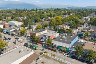 1714-1718 Commercial Dr, Vancouver, BC - Vue aérienne vue de carte
