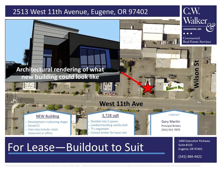 2513 W 11th Ave, Eugene, OR à louer - Photo de l’immeuble – Image 1 sur 1