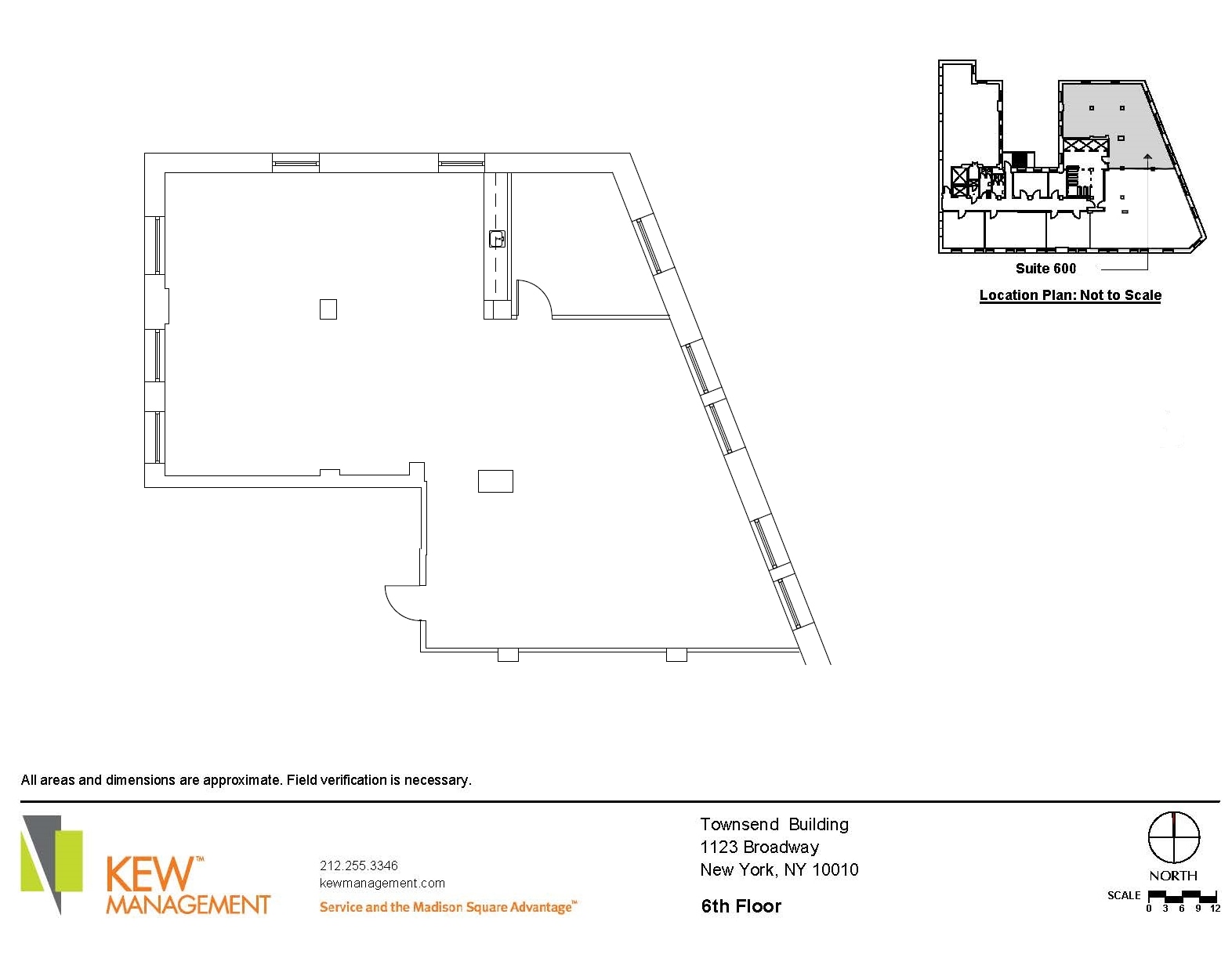 1123 Broadway, New York, NY à louer Plan d’étage– Image 1 sur 4