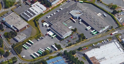 Lezennes - VUE AÉRIENNE  vue de carte