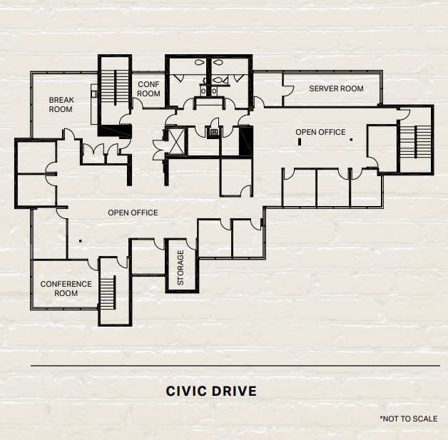 1400 Civic Dr, Walnut Creek, CA à louer Plan d’étage– Image 1 sur 1