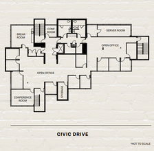 1400 Civic Dr, Walnut Creek, CA à louer Plan d’étage– Image 1 sur 1