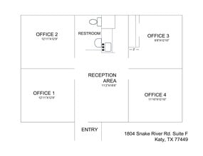 1804 Snake River Rd, Katy, TX à louer Plan de site– Image 1 sur 1