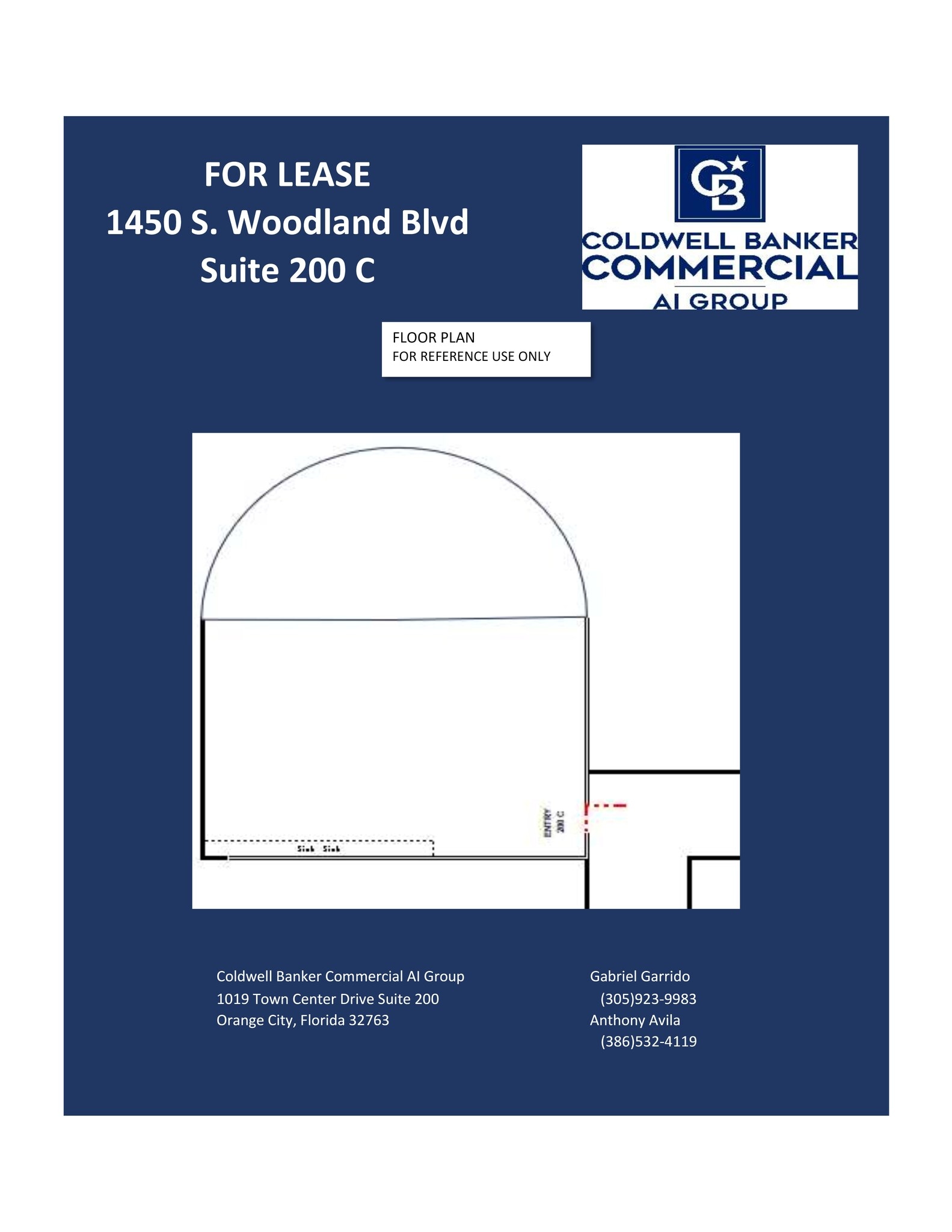 1450 S Woodland Blvd, Deland, FL à louer Plan de site– Image 1 sur 3