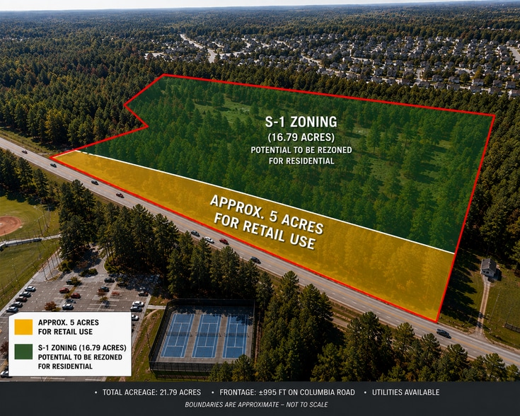 5434 Columbia Road, Grovetown, GA à vendre - Aérien – Image 2 sur 8