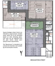 735-765 Broughton St, Victoria, BC à louer Plan d’étage– Image 1 sur 1