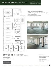 715-719 SW Morrison St, Portland, OR à louer Plan d’étage– Image 1 sur 7