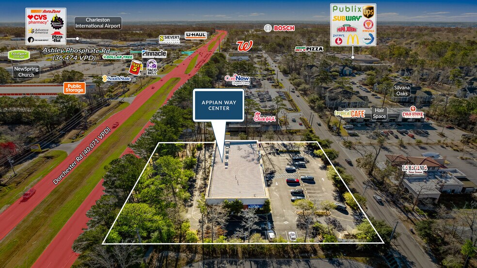 8465 Dorchester Rd, North Charleston, SC à vendre - Photo de l’immeuble – Image 2 sur 5