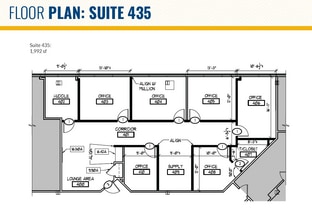 110 West Rd, Towson, MD à louer Plan d’étage– Image 1 sur 1