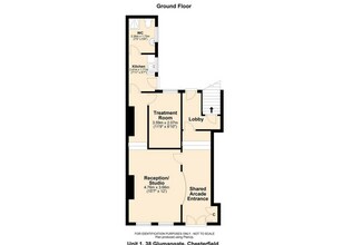 38 Glumangate, Chesterfield à louer Plan d’étage– Image 1 sur 1