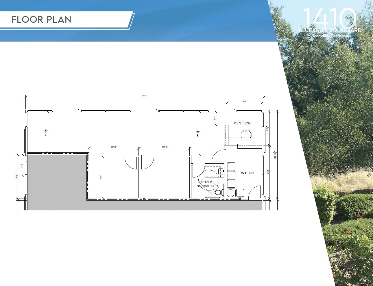 1410 Blue Oaks Blvd, Roseville, CA à louer Plan d’étage– Image 1 sur 1