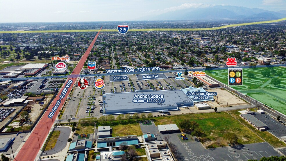 905-1055 N Waterman Ave, San Bernardino, CA à louer - Photo de l’immeuble – Image 3 sur 15