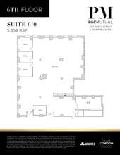 523 W 6th St, Los Angeles, CA à louer Plan d’étage– Image 1 sur 5