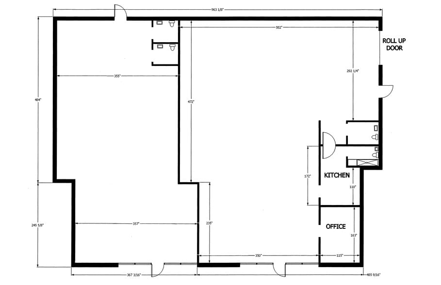 1053 Sunset Blvd, West Columbia, SC à louer - Plan d’étage – Image 2 sur 3