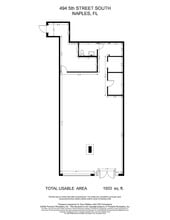 465-494 5th Ave, Naples, FL à louer Plan d’étage– Image 2 sur 5
