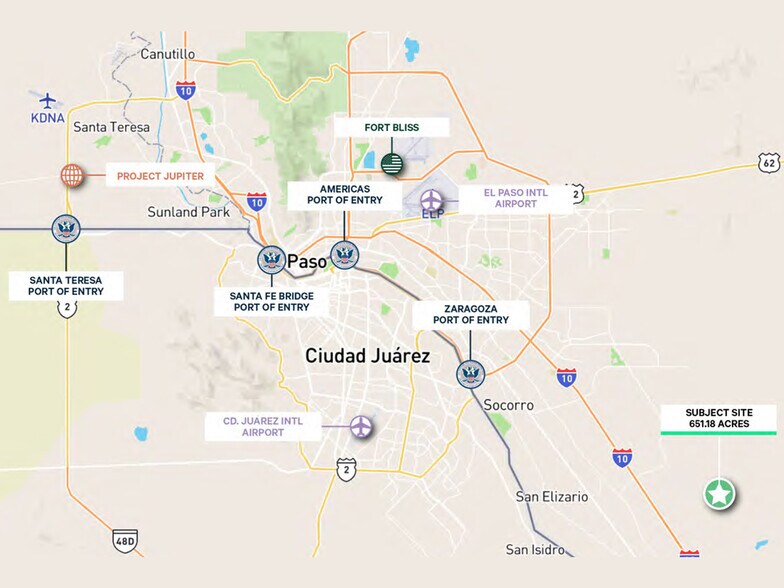 Jal El Paso Pipe Line Rd, El Paso, TX à vendre - Photo de l’immeuble – Image 3 sur 3