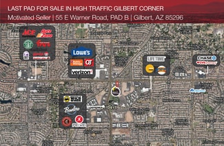 Plus de détails pour 55 E Warner Rd, Gilbert, AZ - Terrain à vendre