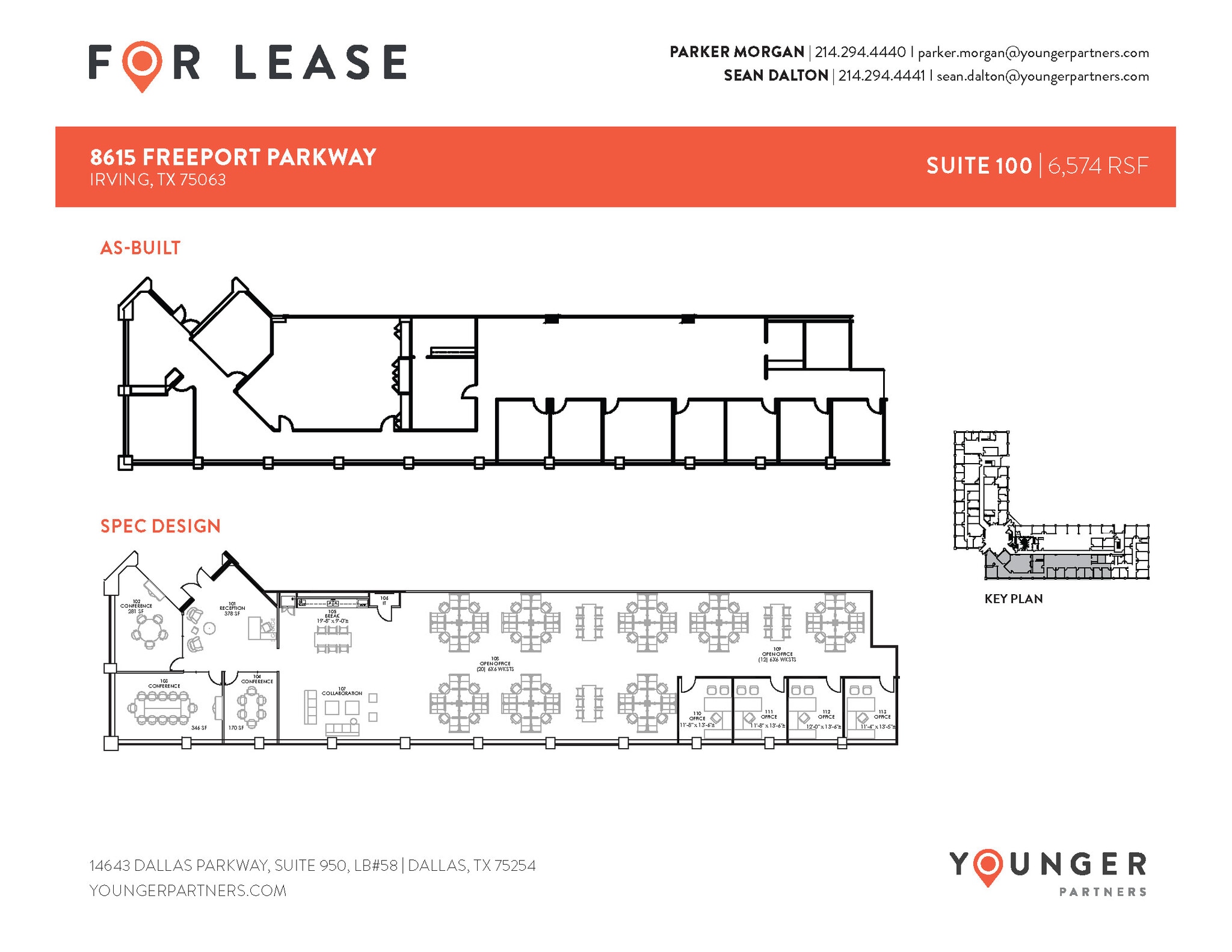 8615 Freeport Pky, Irving, TX à louer Plan d’étage– Image 1 sur 2