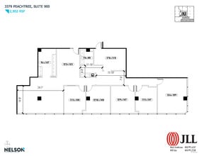3379 Peachtree Rd NE, Atlanta, GA à louer Plan d’étage– Image 1 sur 1