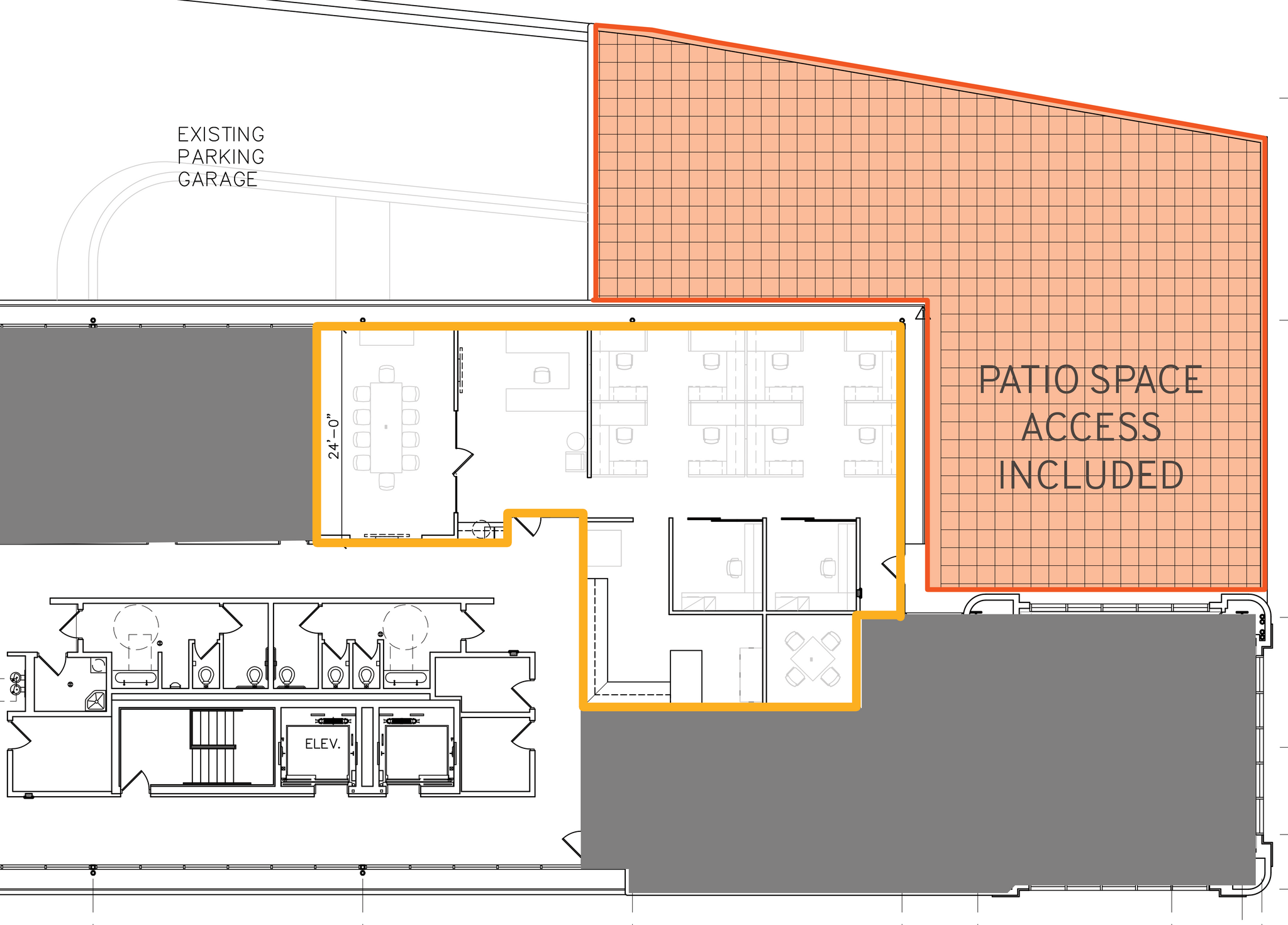 401 E Main St, El Paso, TX à louer Plan d’étage– Image 1 sur 1